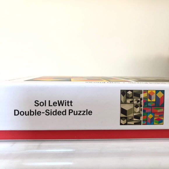 Galison MoMA Sol Lewitt 500 Piece Double Sided Puzzle Distorted Cubes - Picture 3 of 7